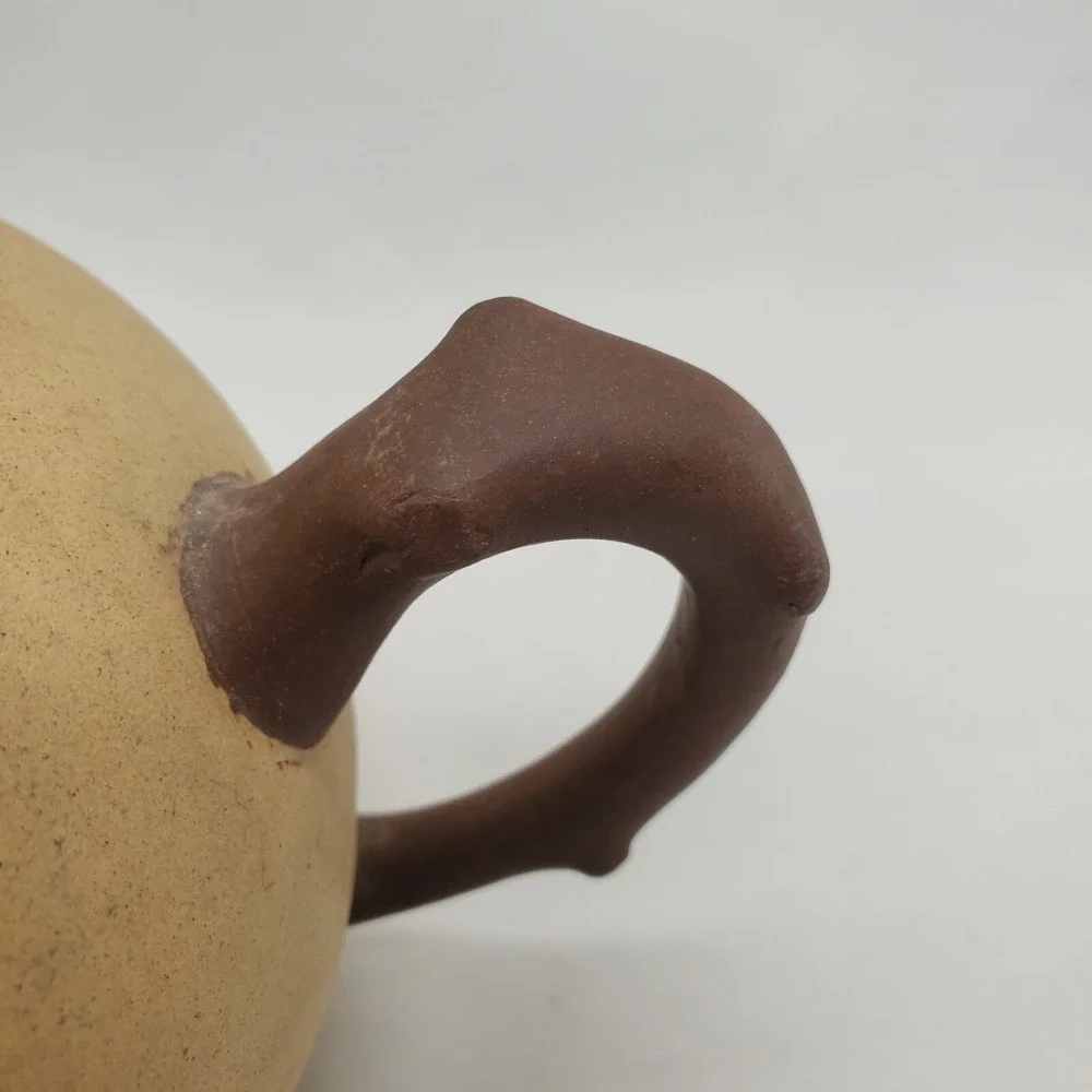Cadogan Upside-Down Teapot Peach‎ Tree Branch Handle Signed  Stamped